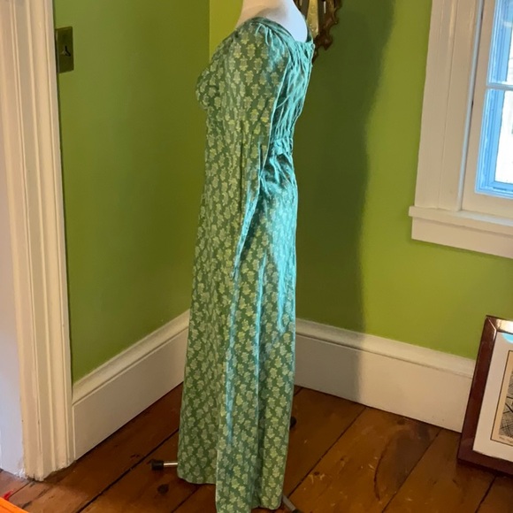India Imports of Rhode Island vintage 70s maxi dress - Picture 3 of 6